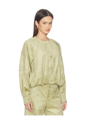 Alexis Cruz Jacket in Sage. Size M. Also in XS, S, L, XL.