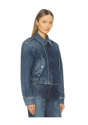 AGOLDE Shane Jacket in Blue. Size L. Also in XS, S, M, XL.