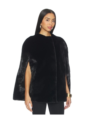 Apparis Sloane Cape in Black. Size L. Also in XS, S, M.