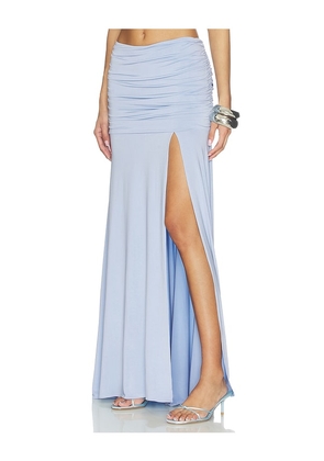 Amanda Uprichard Leo Skirt in Baby Blue. Size L. Also in M, S, XL, XS.