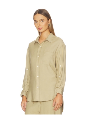 Citizens of Humanity Kayla Shirt in Green. Size M. Also in XS, S, XL.