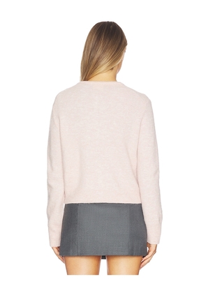 CLOSED Crew Neck Cardigan in Blush. Size M. Also in XS, S, L, XL.