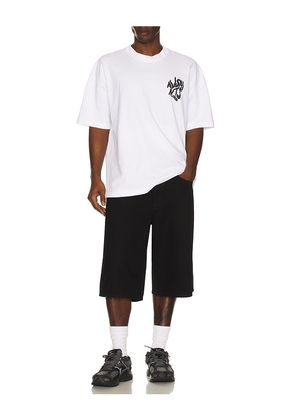 ALLSAINTS Orlando Crew Tee in White. Size M. Also in S, L.