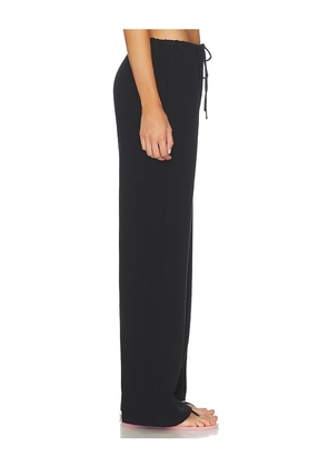 EB Denim Wren Loose Pull On Pant in Black. Size L. Also in S, M.
