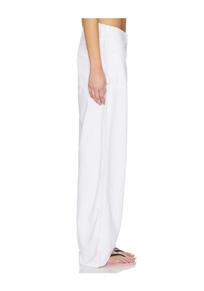 DL1961 DL Taylor Relaxed Barrel High Rise Pants in White. Size 23. Also in 24, 25, 26, 32.