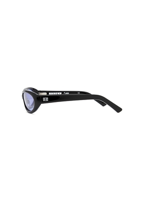 BRU Eyewear Linden Sunglasses in Black.