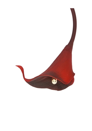 Cult Gaia Calla Choker in Vermillion Multi in Red.