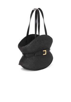 BALMAIN Medium Shuffle Bag in Black.