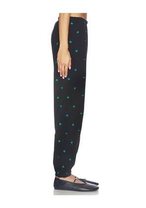 BEACH RIOT Nash Sweatpant in Black,Green. Size M. Also in XS, S, L.