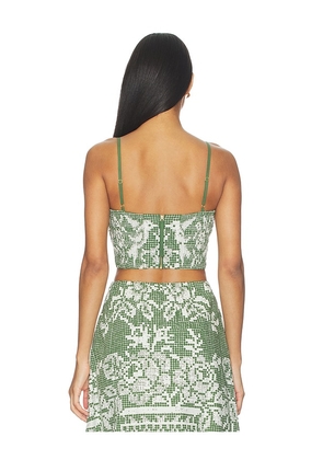 Cleobella Juniper Top in Green. Size L. Also in S, XS, M, XL.