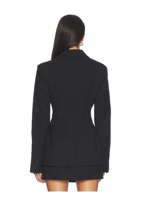 EAVES x Jasmine Tookes Kari Classic Suiting Blazer in Black. Size L. Also in XXS, XS, S, M.