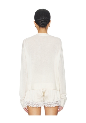 Eterne Walt Cardigan in Cream. Size L/XL. Also in M/L.