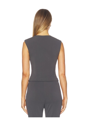 ALL THE WAYS Jordana Vest in Grey. Size M. Also in XXS, XS, S, L, XL.
