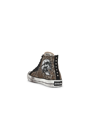 Affliction Collapse Shoe in Brown. Size 10. Also in 12, 13, 7, 8, 9.