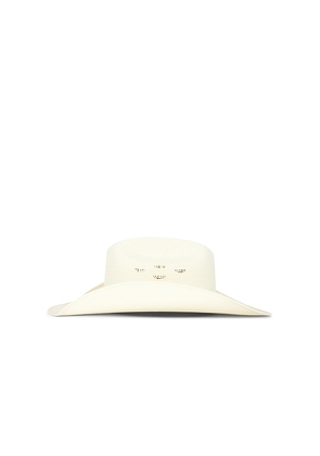 Brixton Laredo Straw Cowboy Hat in Cream. Size L. Also in M, XL.