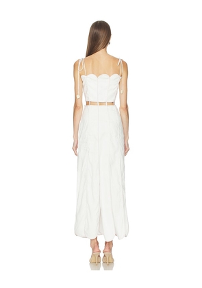 AZULU Malta Dress in Ivory. Size L. Also in XXS, XS, M.