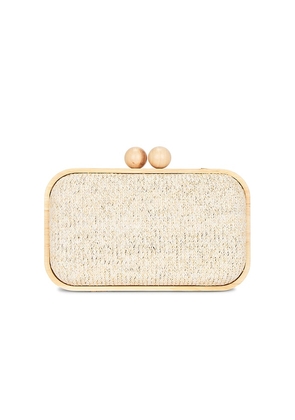 BTB Los Angeles Brooke Clutch in Tan.