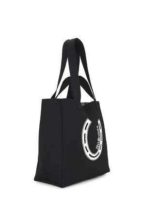 ALLSAINTS Izzy Horseshoe Tote in Black.