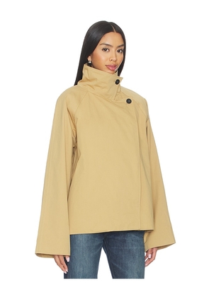 ALL THE WAYS Katlynne Trench Jacket in Tan. Size L. Also in S, M.