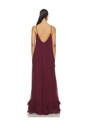 Aniye Records Heren Long Dress in Burgundy. Size XS. Also in S.
