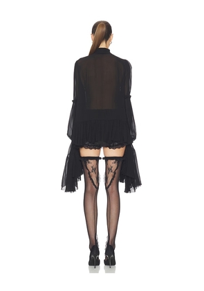 Aniye Records Tamara Blouse in Black. Size XS. Also in M, L.