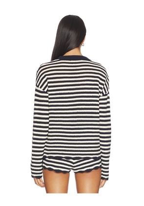 Ciao Lucia Febo Pullover in Navy,White. Size L. Also in S, XS, M, XL.