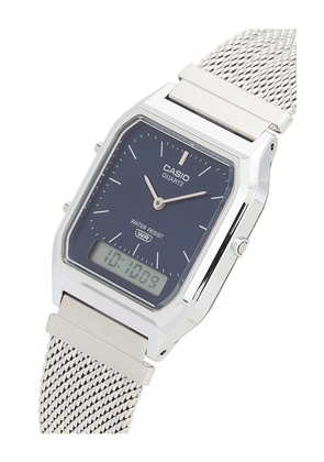 Casio AQ230 Series Watch in Metallic Silver.