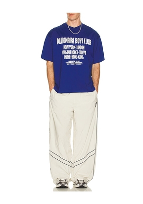 Billionaire Boys Club Club Boxy Tee in Royal. Size L. Also in S, M, XL/1X.
