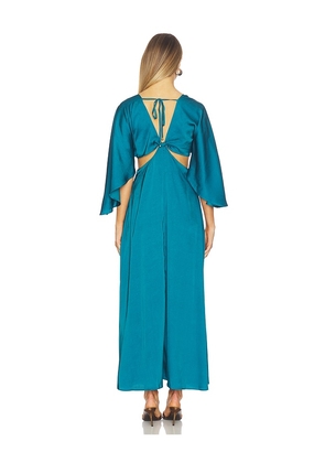 BOAMAR Avalon Dress in Teal. Size L. Also in XS, S, M.
