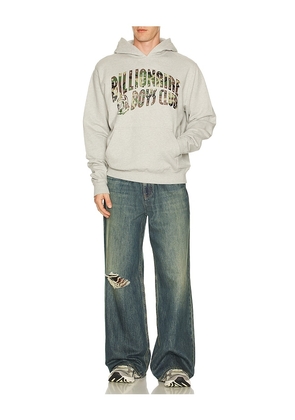 Billionaire Boys Club Camo Hoodie in Grey. Size L. Also in S, M, XL/1X.