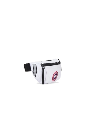 Canada Goose Waist Pack in White.