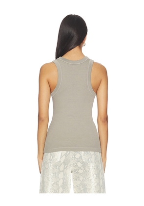 AGOLDE Leigh Tank Top in Grey. Size XS. Also in S, M, XL.