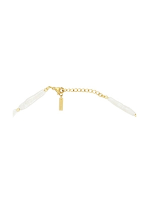Casa Clara Crystal Choker in White.