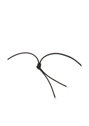 Casa Clara Lina Pendant Necklace in Black,Metallic Silver,.