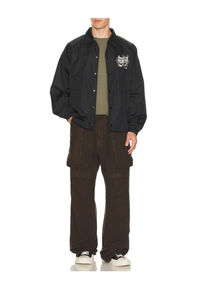 Brixton Watchman Lightweight Coaches Jacket in Black. Size S. Also in L, M, XL/1X.