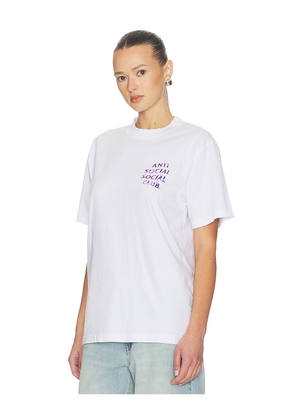 Anti Social Social Club x REVOLVE Camo Mind Games Tee in White. Size L. Also in S, M, XL/1X.