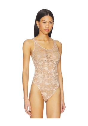 Diesel Ezzy Bodysuit in Beige. Size XS. Also in S, M, L, XL.