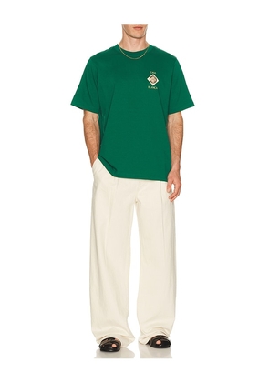 Casablanca Plafond Orne De Musique Classic Tee in Green. Size S. Also in XL/1X, XXL/2X.