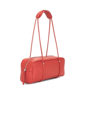BY FAR Kimberly East-West Shoulder Bag in Red.