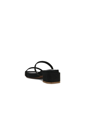 BY FAR Tanya Suede Sandal in Black. Size 37. Also in 39, 40.