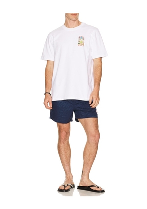 Casablanca Tennis Landscape Classic Tee in White. Size S. Also in XXL/2X.