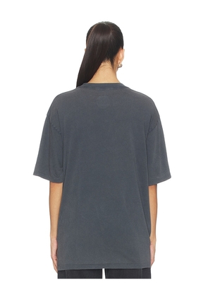ANINE BING Kent Eagle Tee in Charcoal. Size XS. Also in S, M.