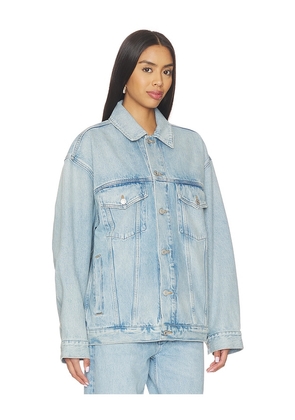 AGOLDE Evin Jacket in Blue. Size L. Also in XS, S, M.