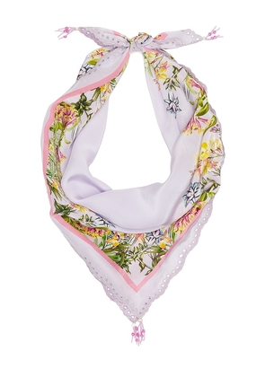 HEMANT AND NANDITA Scarf in Lavender.