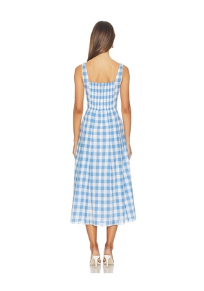 Cleobella Ardena Ankle Dress in Blue,White. Size L. Also in XS.