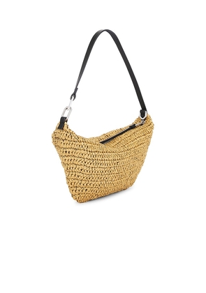 ALLSAINTS Luna Micro Paper Shoulder Bag in Neutral.