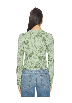 Alice + Olivia Carson Cardigan in Green. Size L. Also in XS, S, M, XL.
