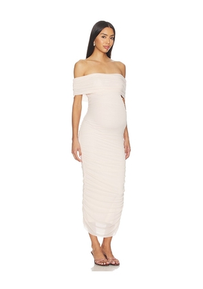 BUMPSUIT Sleeveless Mesh Dress in Pink. Size L. Also in XS, S, M, XL.
