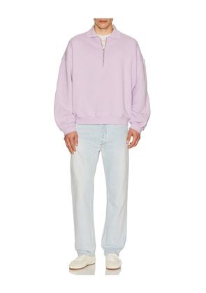 AGOLDE Pace Sweatshirt in Lavender. Size L. Also in S, M.