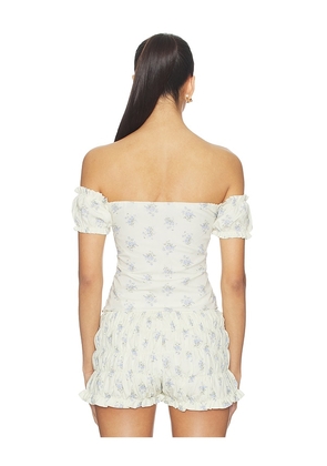 BY.DYLN Zayla Top in Cream. Size L. Also in S, XS.